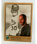 1992 Leaf Studio Baseball Card #128 Gregg Olson - £0.81 GBP