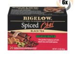 6x Boxes Bigelow Spiced Chai Decaffeinated Black Tea | 20 Pouches Each |... - $35.47