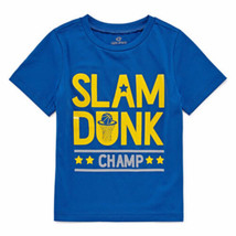 Okie Dokie Boys T-Shirt Slam Dunk Champ Blue Size 6 Months  New - $8.98