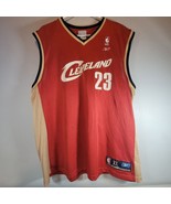 LeBron James Cleveland Cavaliers Reebok Men&#39;s XL NBA Basketball Jersey - £33.01 GBP