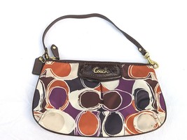 Coach Ashley Scarf Print Signature Logo Satin Shoulder Wallet Handbag Purse Gift - £27.31 GBP
