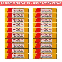 20x Surfaz Triple Action Tube Multi-Function AntiFungal Cream 10gm -Free... - £55.03 GBP