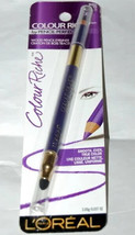 L'oreal Color Riche Pencil Perfect Eyeliner #930 Violet Bold Purple Wood Sealed - $21.99