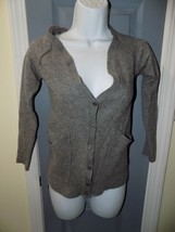 Max Studio Button Down Gray Cardigan Size S Women&#39;s EUC - £23.66 GBP