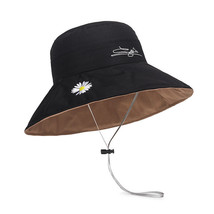 Reversible wearable large-brimmed beach hat - £12.30 GBP
