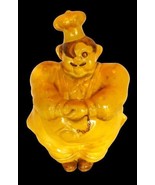 Vtg Red Wing Pottery Chef Pierre Yellow Cookie Jar With Lid Signed - $103.31 CAD