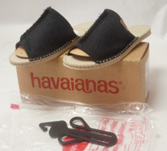 NWT Havaianas Mule Evolution Women&#39;s Casual Slip-on Shoe - Black 6.5/036/38 - £20.85 GBP