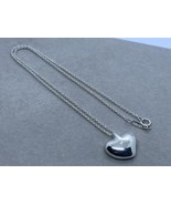 Tiffany &amp; Co.Elsa Peretti Full Heart Necklace Pendant Silver 925 no box ... - £103.86 GBP