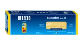 De Cecco dry pasta Bucatini N.15 - 1 Lb (PACK OF 3) - £18.15 GBP