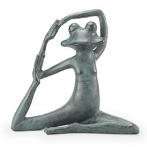 SPI Relaxed Yoga Frog Garden Sculp - £136.15 GBP