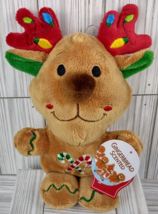 Reindeer Plush Christmas Gingerbread Scented Candycanes Bulbs Holiday An... - £14.78 GBP