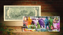 Planet Of The Apes Historical $2 U.S. Bill By Rency HAND-SIGNED With Hard Holder - £19.43 GBP