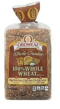 Oroweat 100% Whole Wheat Bread 24 oz. (pack of 4) - $54.42