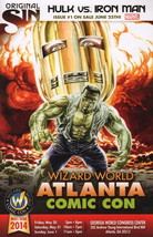 JG Jones Atlanta 2014 Wizard World Comic Con Program Hulk Iron Man Origi... - $150.34 MXN