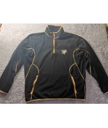 Antigua 1/4 Zip Fleece Pullover Jacket Pittsburgh Penguins NHL Size L Ho... - $23.76