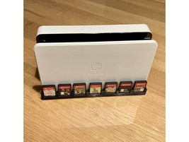 Nintendo Switch OLED Dock Wall Mount and Cartridge Game Holder - Holds 7 Carts - £9.55 GBP