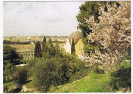 Israel Postcard Jerusalem Dominus Flevit Chapel - £2.28 GBP