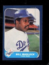 1986 Fleer #135 Bill Madlock Nm Dodgers *X88413 - £1.14 GBP