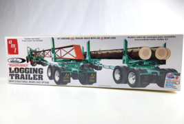 AMT Retro Deluxe Peerless Roadrunner 1:25 Logging Trailer Model Kit #1103  NEW  - $47.51