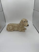 Vintage Ceramic Glazed Bassett Hound Figurine Japan - €8,54 EUR