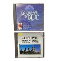 George Gershwin 2 Cd Lot - Rhapsody In Blue American In Paris + More (Versions) - £6.03 GBP