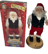 Vintage Hip Swinging Santa Gemmy Industries 1998 Christmas Tested/Workin... - $44.43