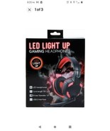 Gaming headphones Xbox One, PS4, PC, Nintendo Switch LED light up with b... - £22.31 GBP