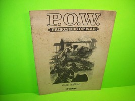 SNK P.O.W. Prisoners Of War 1988 Video Arcade Game Service Operation Manual - £14.84 GBP