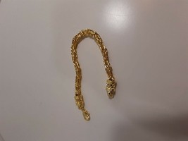 Yellow Gold plated bracelet  7 1/2 inch - £2.51 GBP