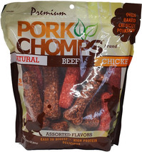 Nutri Chomps Premium Assorted Crunch Bones Dog Chews 54 count (3 x 18 ct) Nutri  - £62.93 GBP