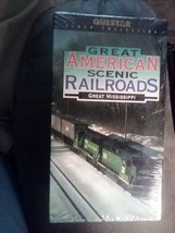 Great American Scenic Railroads Great Mississippi (VHS, 1998) SEALED - £7.10 GBP
