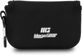 Megagear &#39;Ultra Light&#39; Neoprene Camera Case Bag With Carabiner For Canon, Black - £34.74 GBP