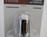 Pfister S60-111A Tub Shower Faucet Metal Flange with Nipple in Chrome 15... - $16.34