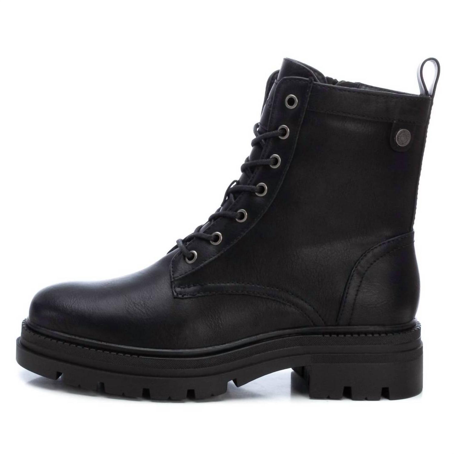 Xti Women&#39;s Lace-Up Booties Black - $71.00