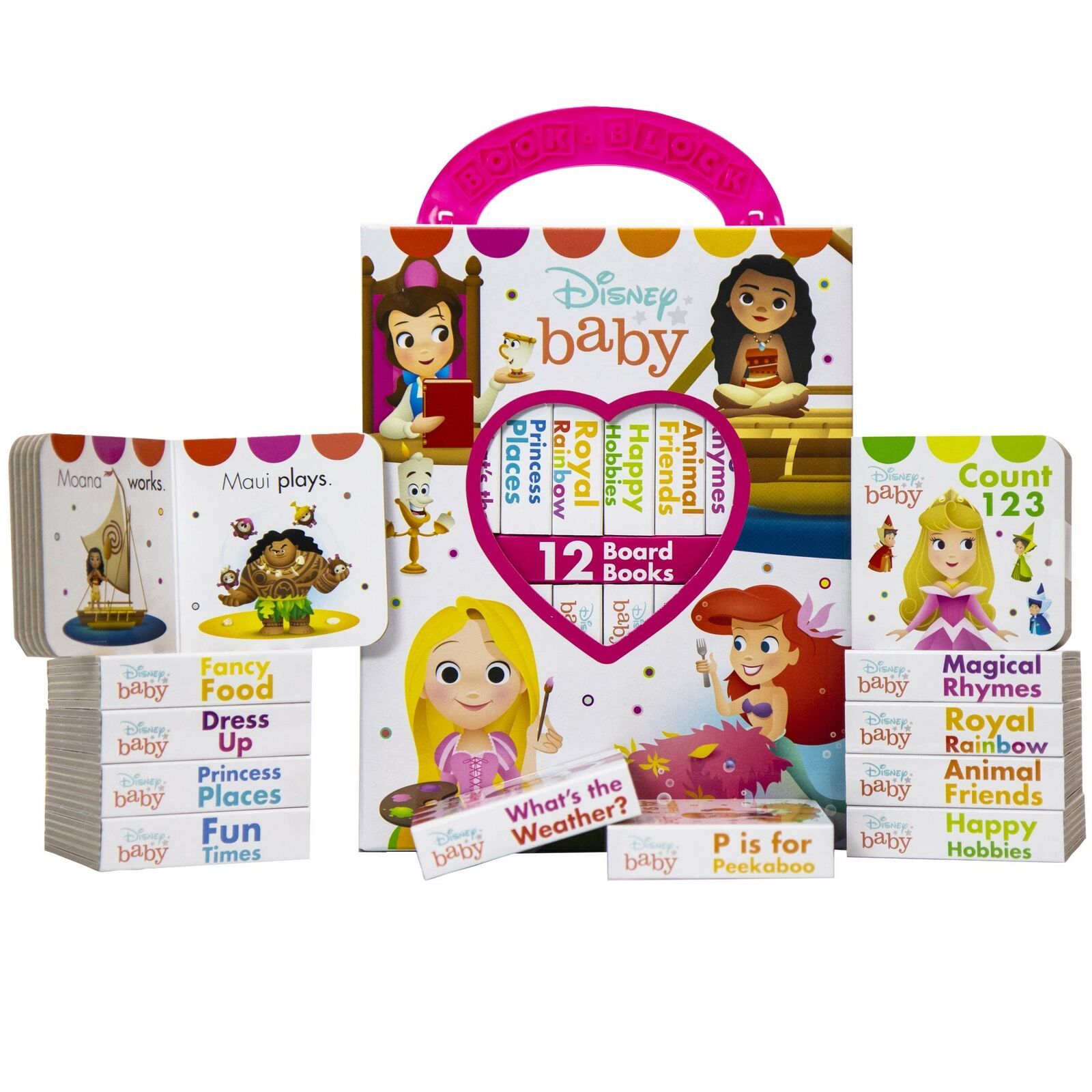 Disney Baby Princess Cinderella, Belle, Ariel and More! 12 Books Item image 3