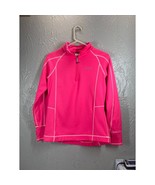 Avalanche 1/4 Zip Sweater Women’s Pink Fleece Sweatshirt Athletic Size M... - $30.77 CAD