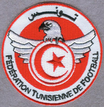 Tunisia National Football Team FIFA Soccer Badge Iron On Embroidered Patch - £7.86 GBP