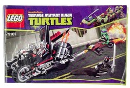 Lego Teenage Mutant Ninja Turtles 79101 Shredder&#39;s Bike Instruction Manu... - £4.97 GBP
