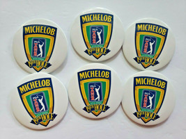 Vintage PGA 19th Hole Golf Pin Michelob Tour Sponsor Logo Set of 6 New Old Stock - £10.21 GBP
