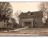 RPPC Residence of H D Adkins Elkhorn Wisconsin WI UNP Postcard R20 - $17.03