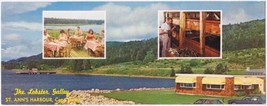 Postcard Lobster Galley St Ann&#39;s Harbour Cape Breton Nova Scotia Long Card - £5.53 GBP