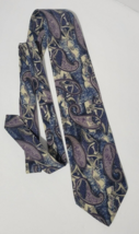 Picasso Le Peintre Mens Neck Tie Multicolor 100% Silk 60&quot; Long 4&quot; Wide - $187.28 MXN