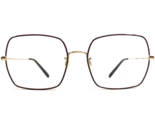 Oliver Peoples Eyeglasses Frames OV1279 5037 Justyna Red Gold Square 54-... - $140.48