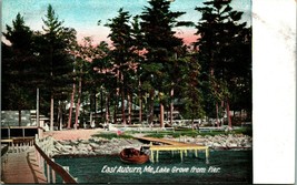 Lake Grove From Pier East Auburn Maine ME UNP UDB Postcard C3 - $2.92