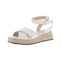 Liz Claiborne Eastside Square Toe Ankle Strap Wedge Sandal Shoe Size 10 ... - $48.51