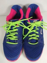 Fila Womens Running Shoes Blue Pink Low Top Breathable 5SR20201-455 Size 8.5 - £9.52 GBP