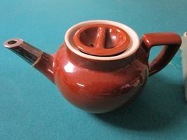 Compatible with HALL Compatible with USA POTTERY TEA FOR TWO TEAPOTS 2 C... - $29.39