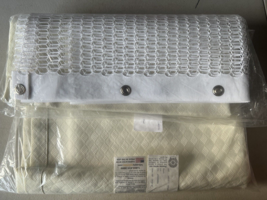 Fabric Privacy Curtain for Hospital Clinic With 20 Mesh Top CREAM Color ... - $54.44