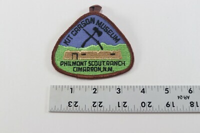 Kit Carson Museum Philmont Ranch Button Twill T Boy Scouts of America BSA Patch Item image 4