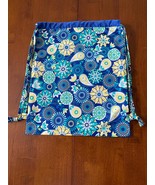 Handmade by PZQUILTS  Child Flowers Backpack With Draw Straps - $15.95